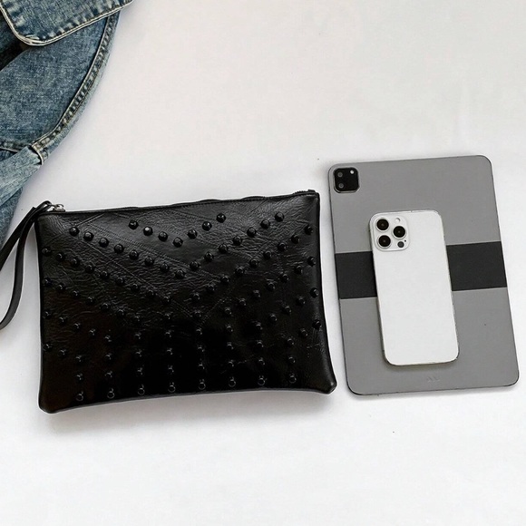 🆕 Faux Leather Wristlet Clutch Wallet Purse - Picture 7 of 10